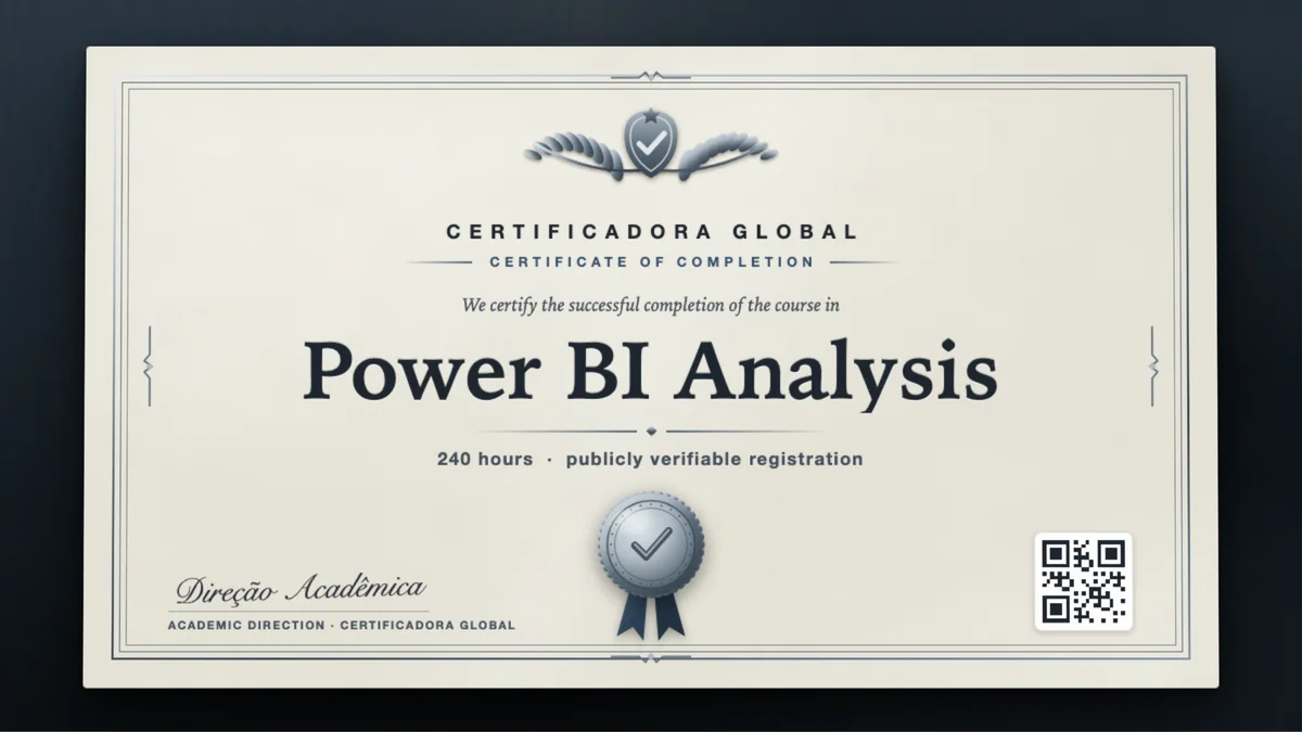 Cover of the Power BI Analysis course