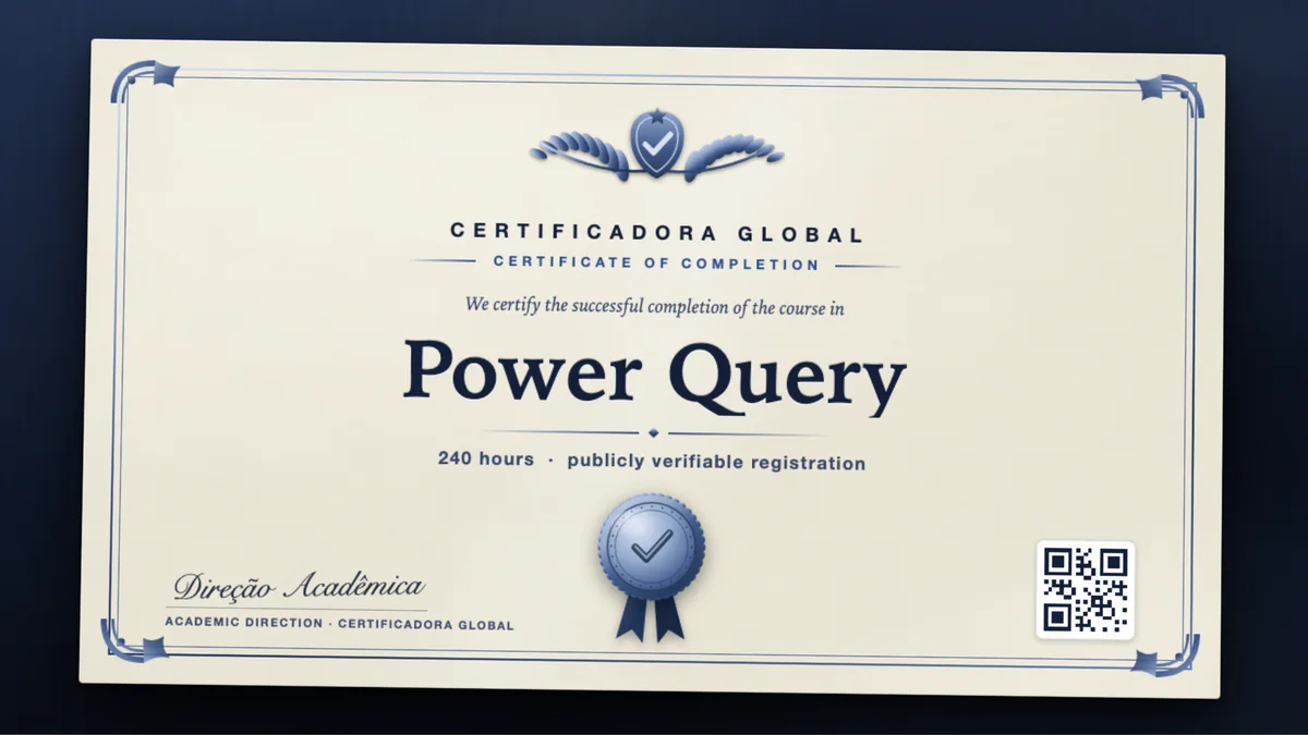 Cover of the Power Query course