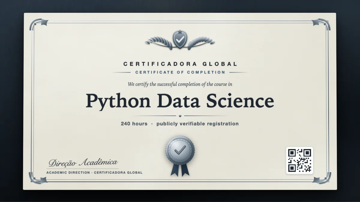 Cover of the Python Data Science course