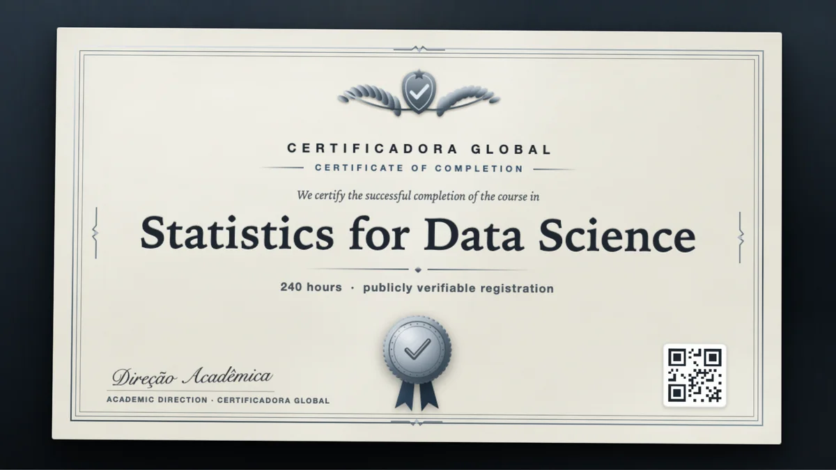 Cover of the Statistics for Data Science course