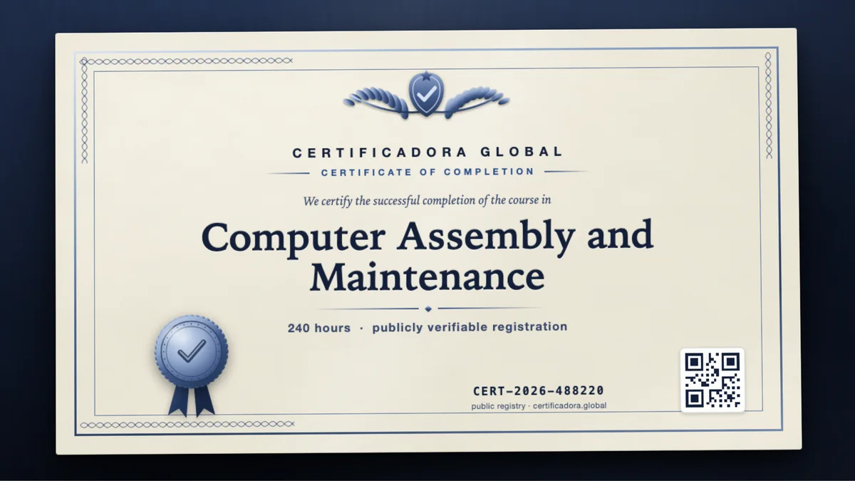Cover of the Computer Assembly and Maintenance course