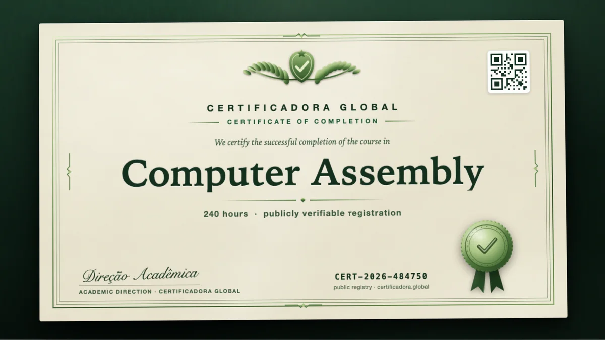Cover of the Computer Assembly course