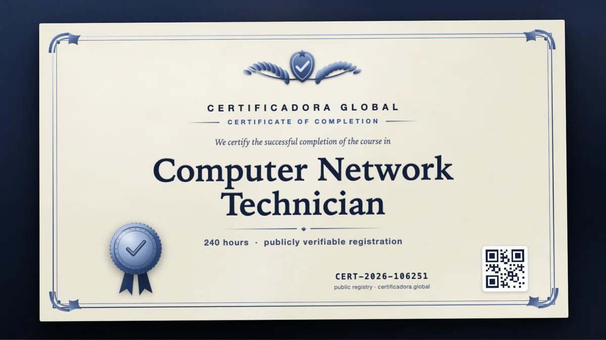 Cover of the Computer Network Technician course