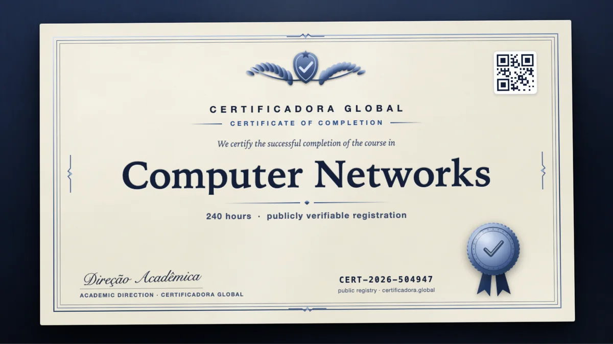 Cover of the Computer Networks course