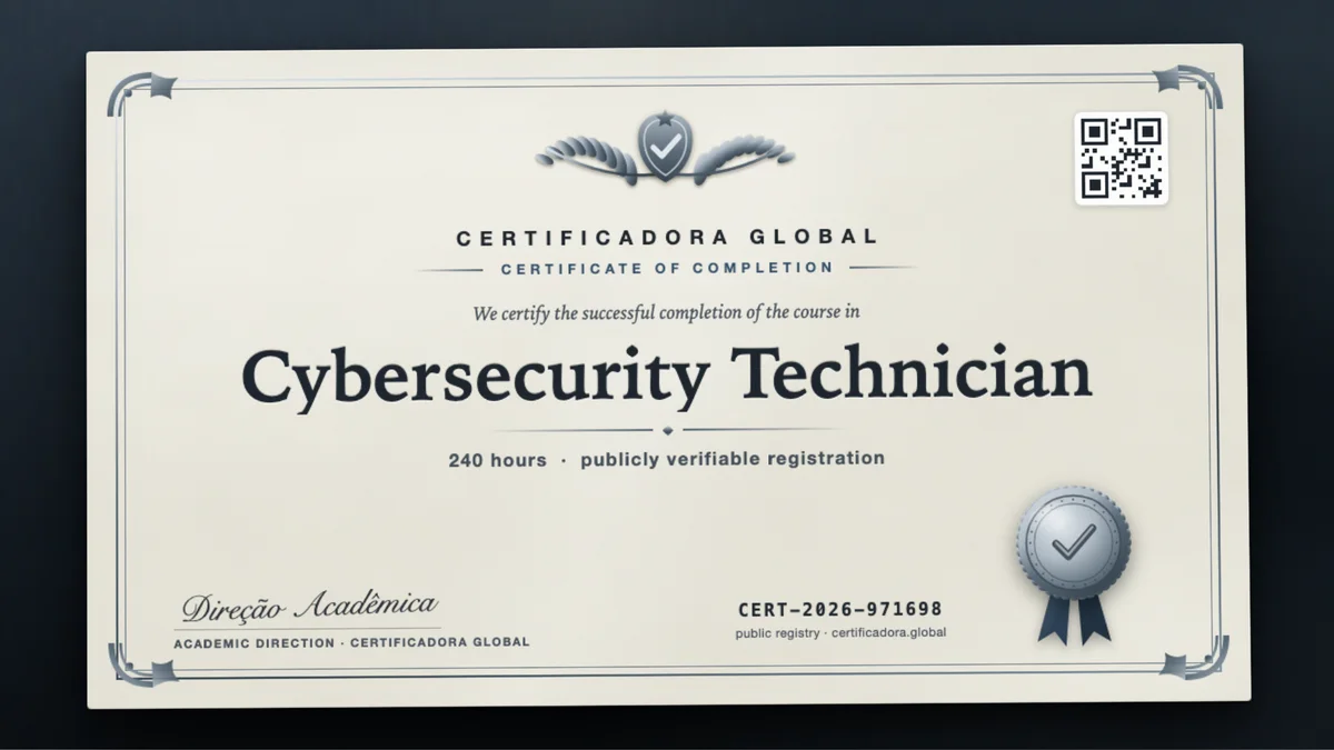 Cover of the Cybersecurity Technician course