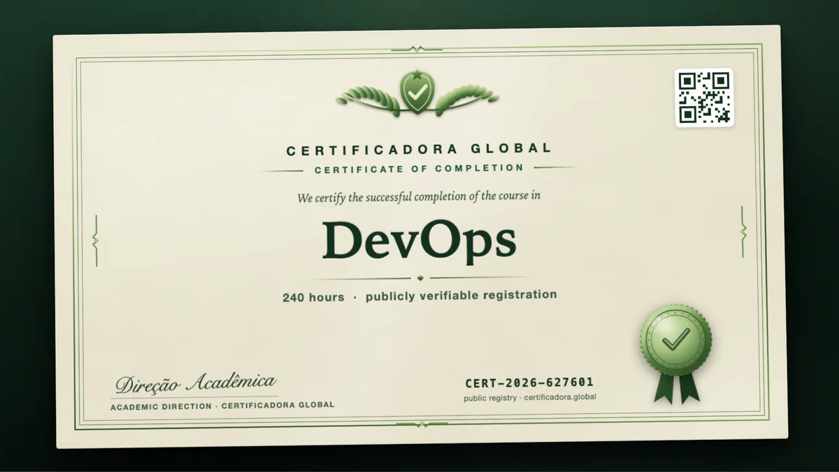Cover of the DevOps course