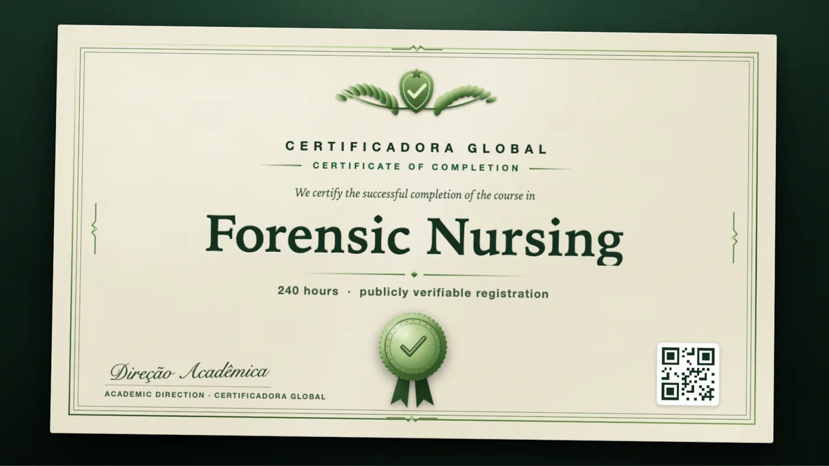 Cover of the Forensic Nursing course