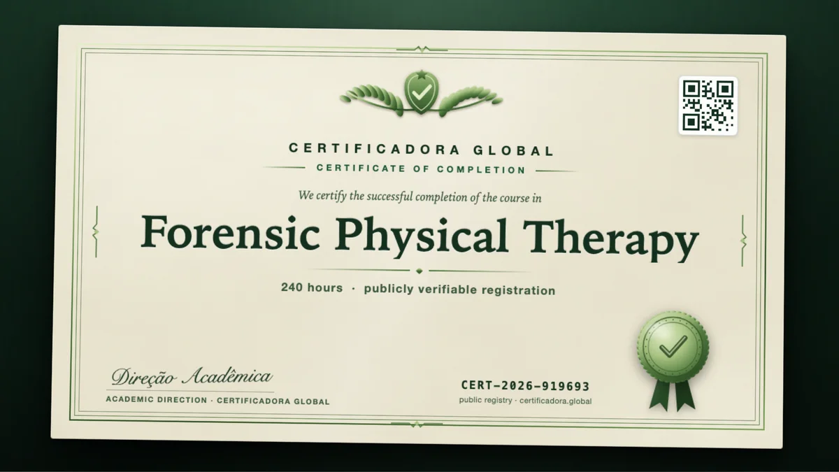 Cover of the Forensic Physical Therapy course
