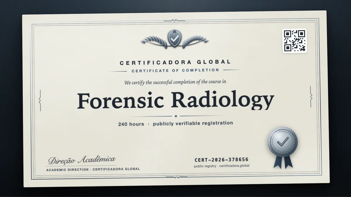 Cover of the Forensic Radiology course