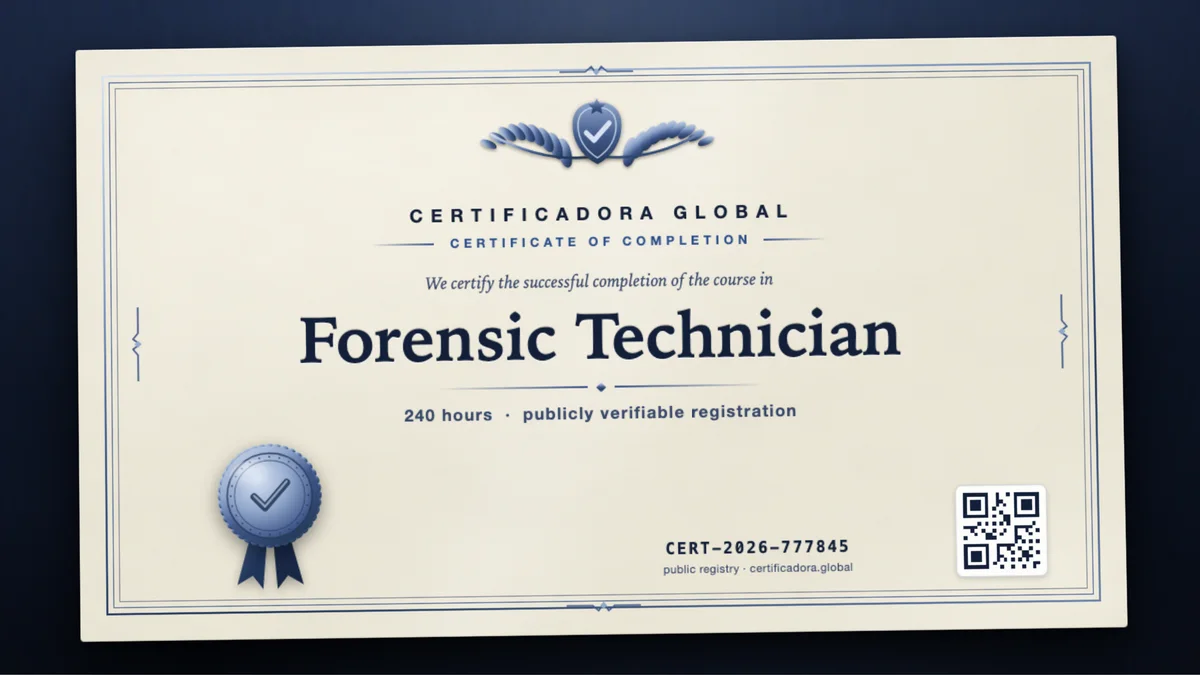 Cover of the Forensic Technician course