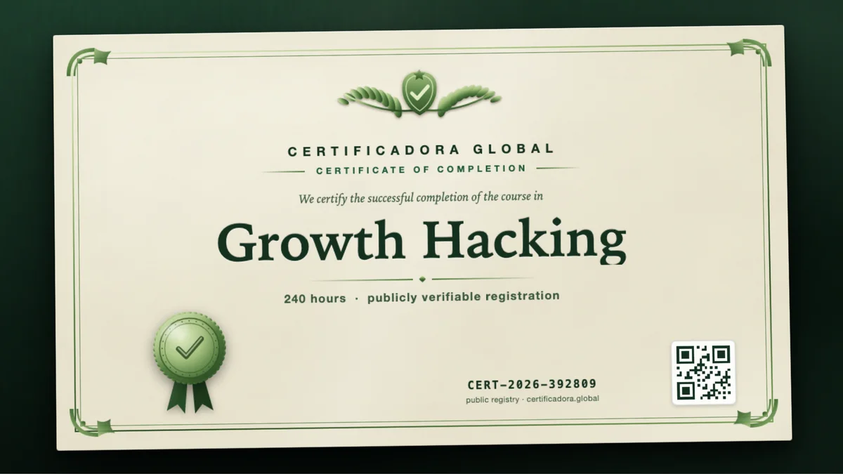 Cover of the Growth Hacking course