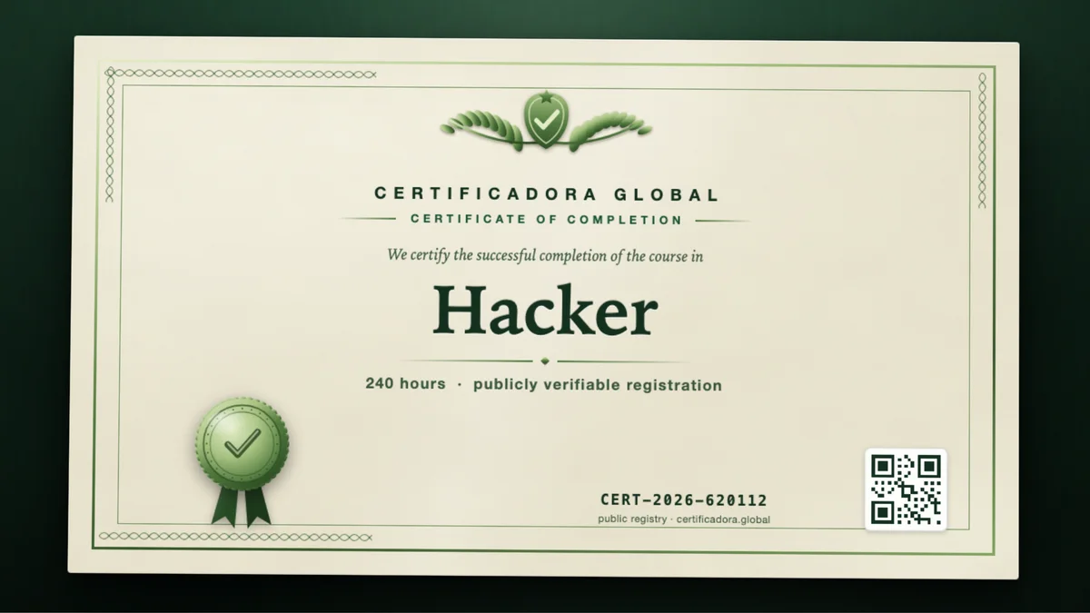 Cover of the Hacker course