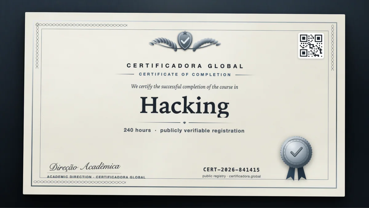 Cover of the Hacking course