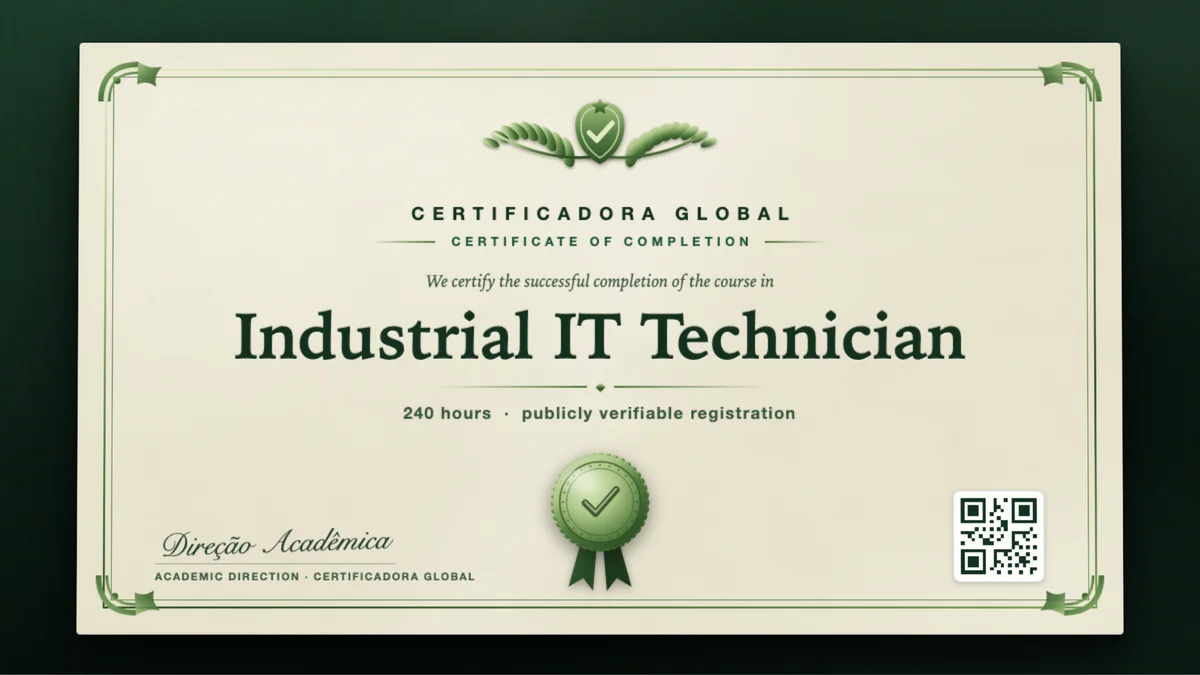 Cover of the Industrial IT Technician course