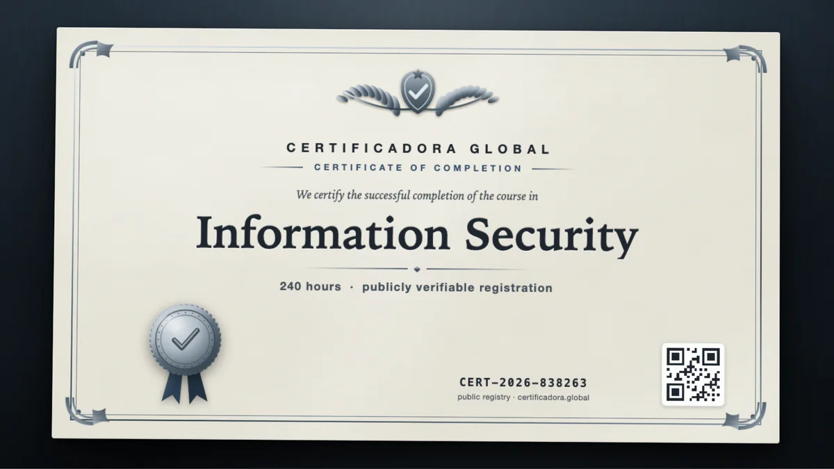 Cover of the Information Security course