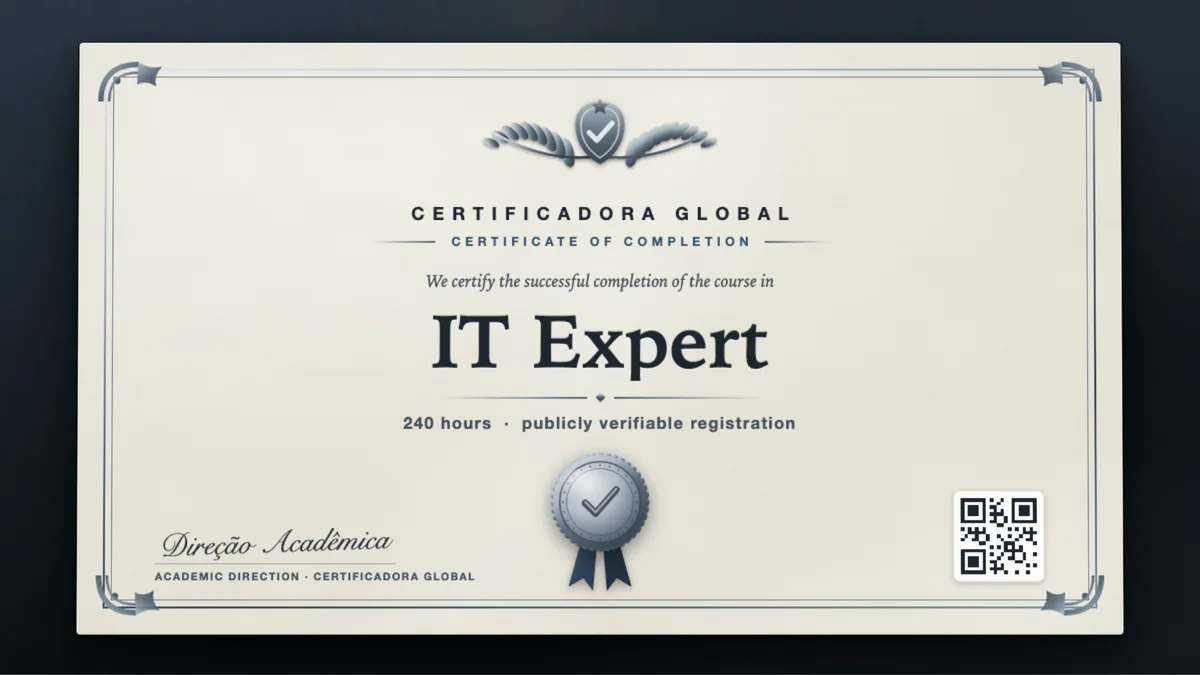 Cover of the IT Expert course