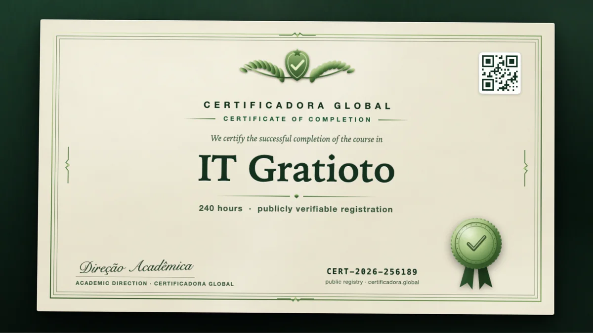 Cover of the IT Gratioto course