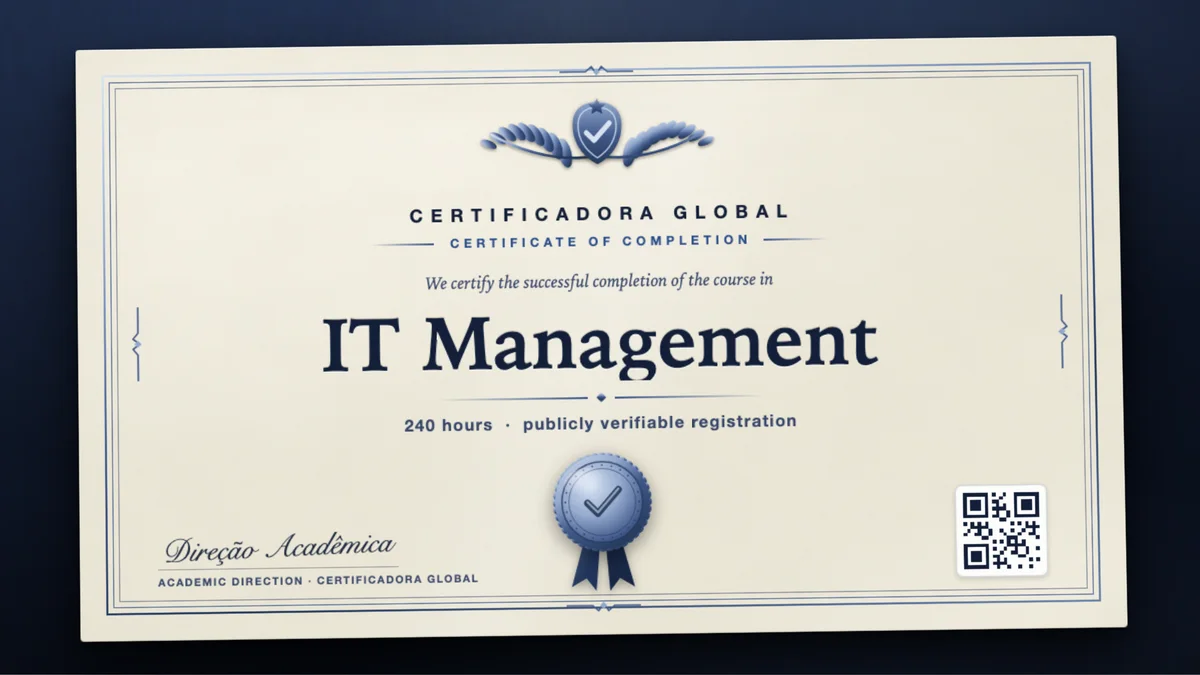 Cover of the IT Management course