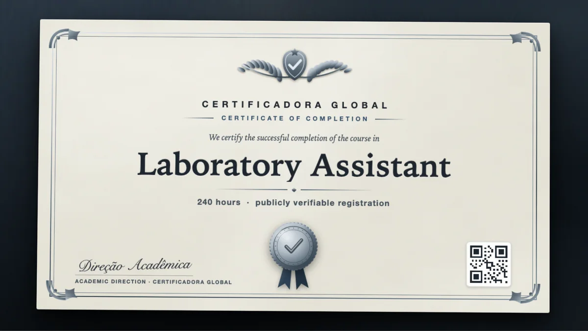 Cover of the Laboratory Assistant course