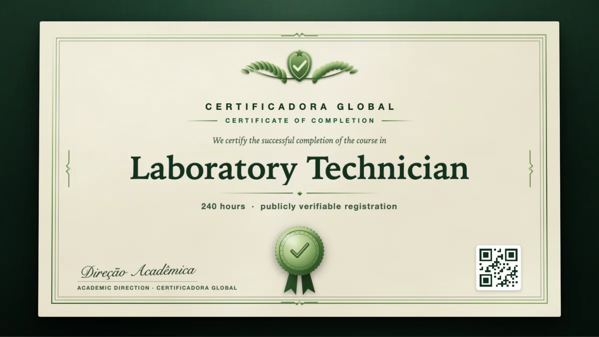 Cover of the Laboratory Technician course