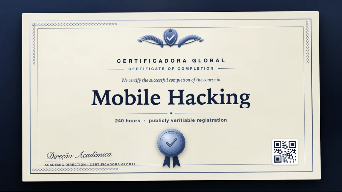 Cover of the Mobile Hacking course