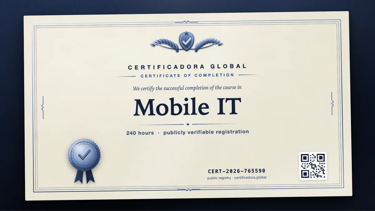 Cover of the Mobile IT course