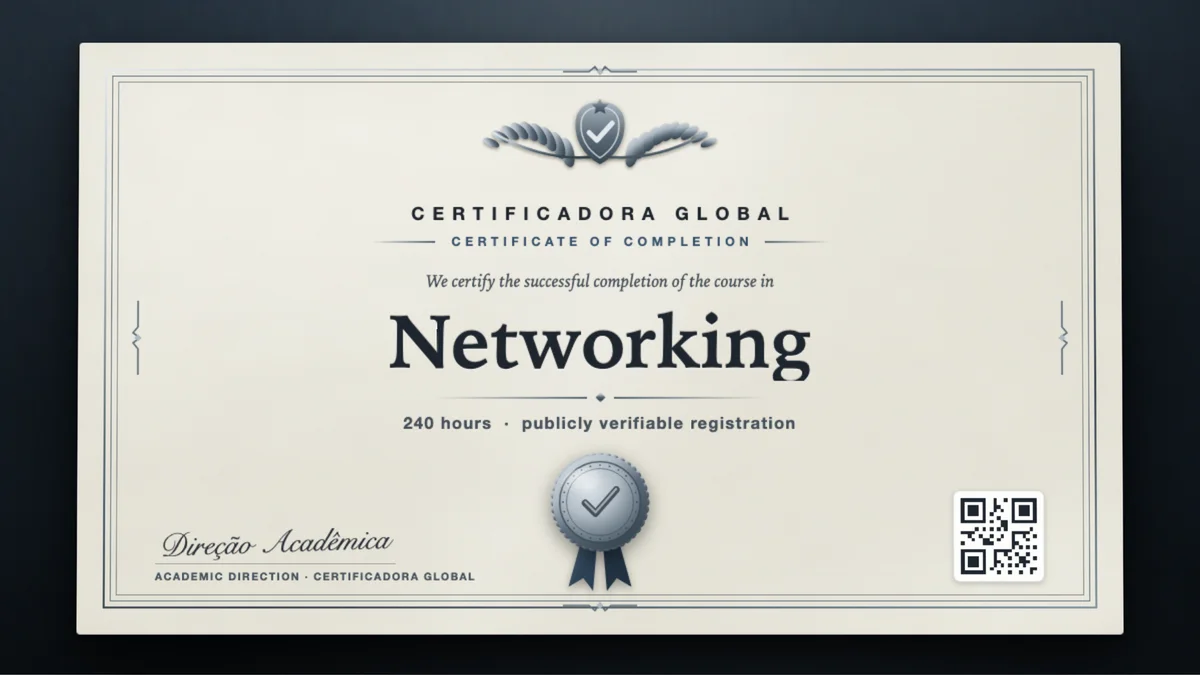 Cover of the Networking course