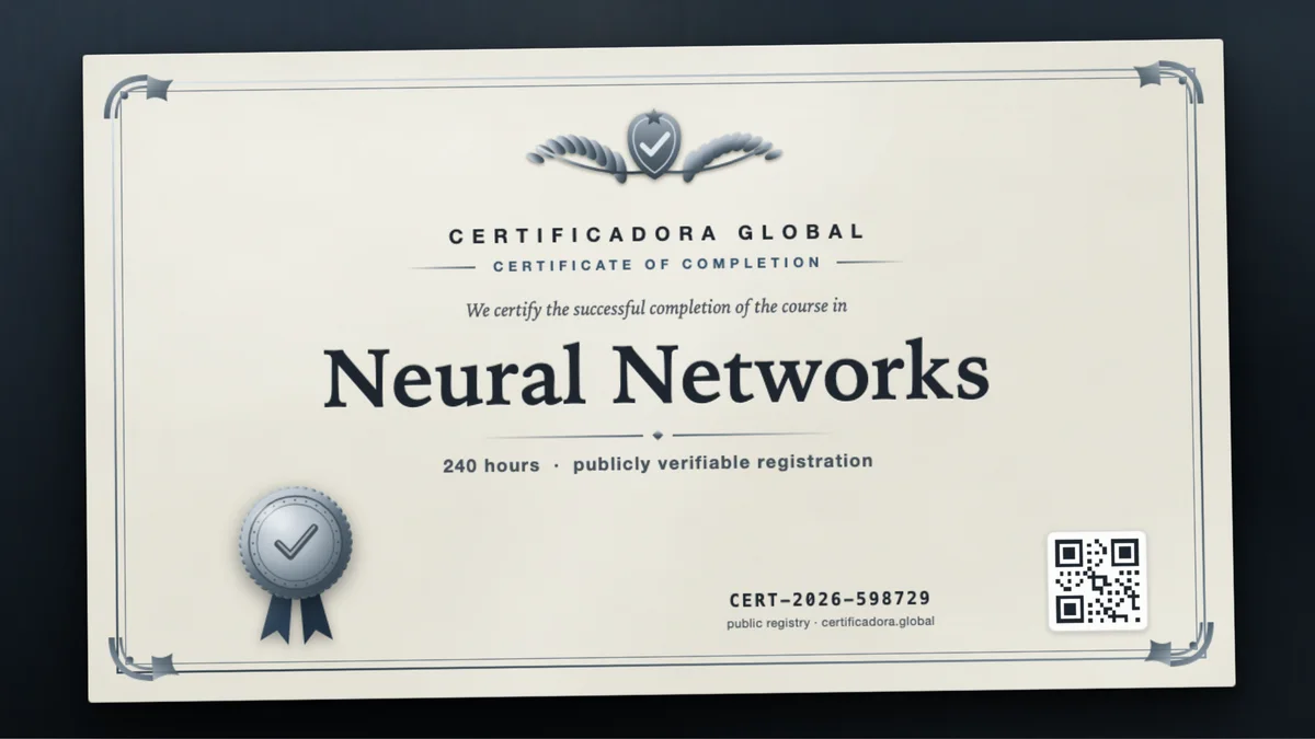 Cover of the Neural Networks course