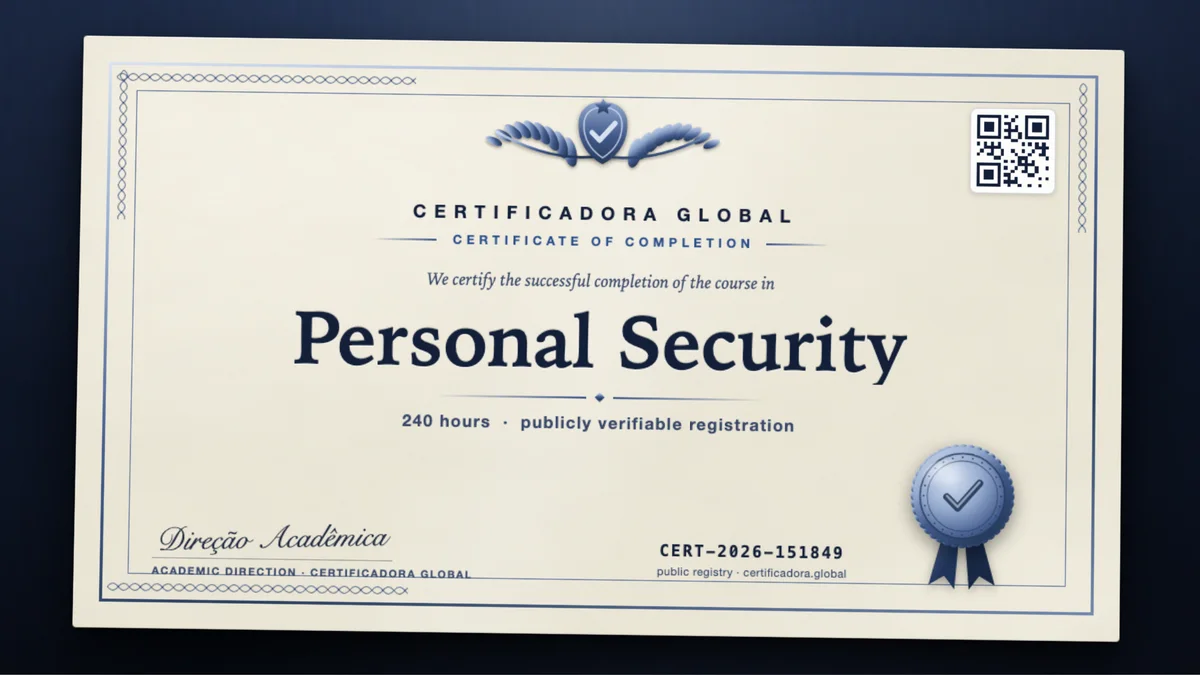 Cover of the Personal Security course
