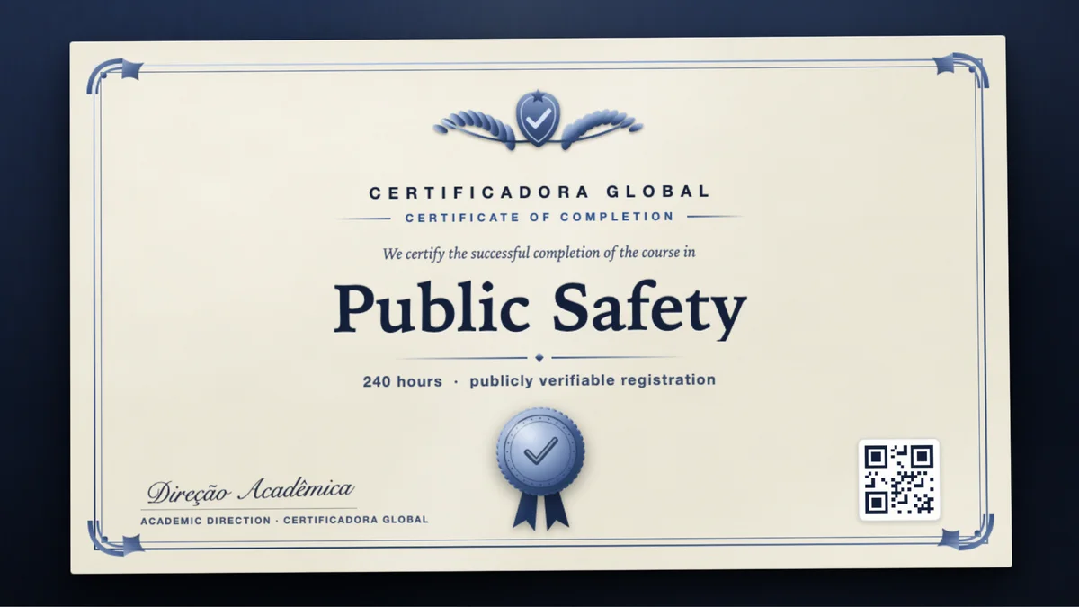 Cover of the Public Safety course