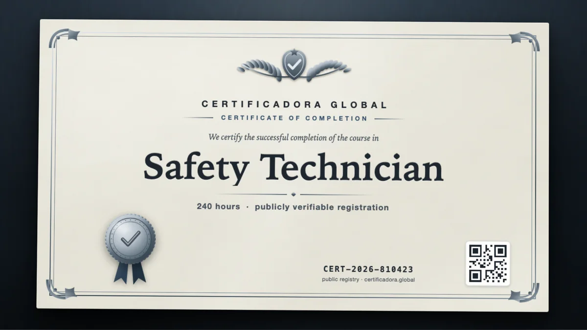Cover of the Safety Technician course