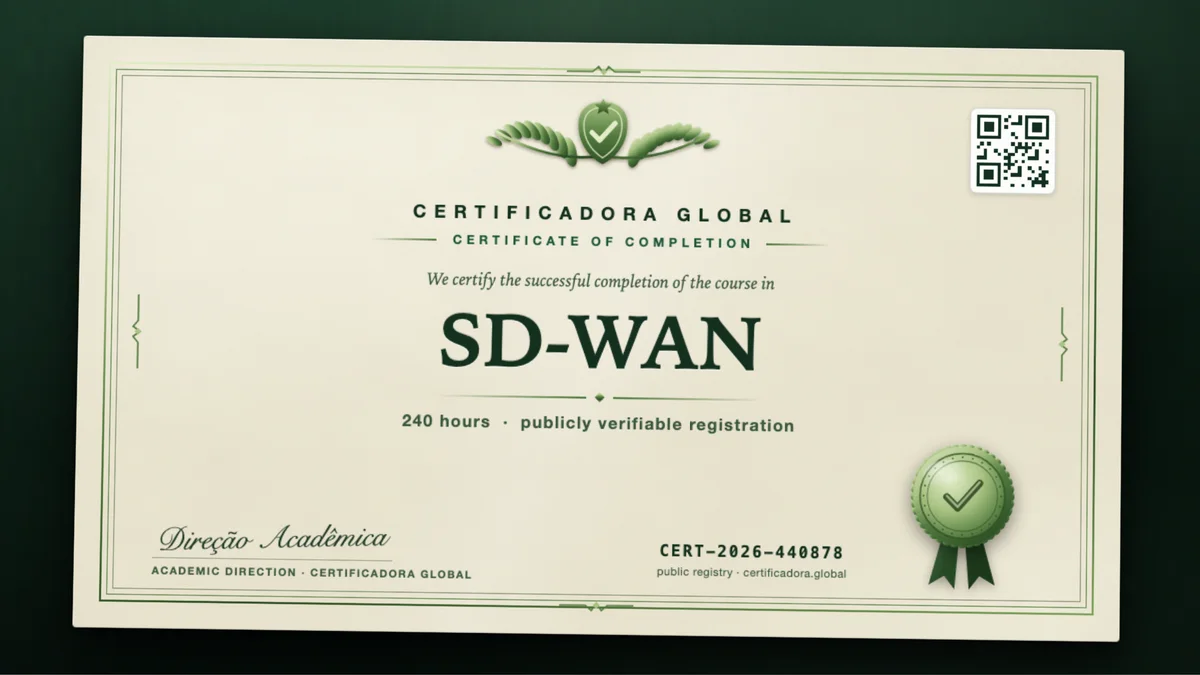 Cover of the SD-WAN course