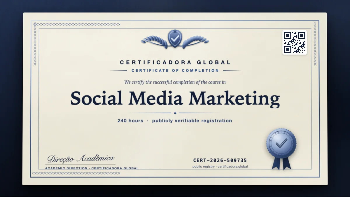 Cover of the Social Media Marketing course
