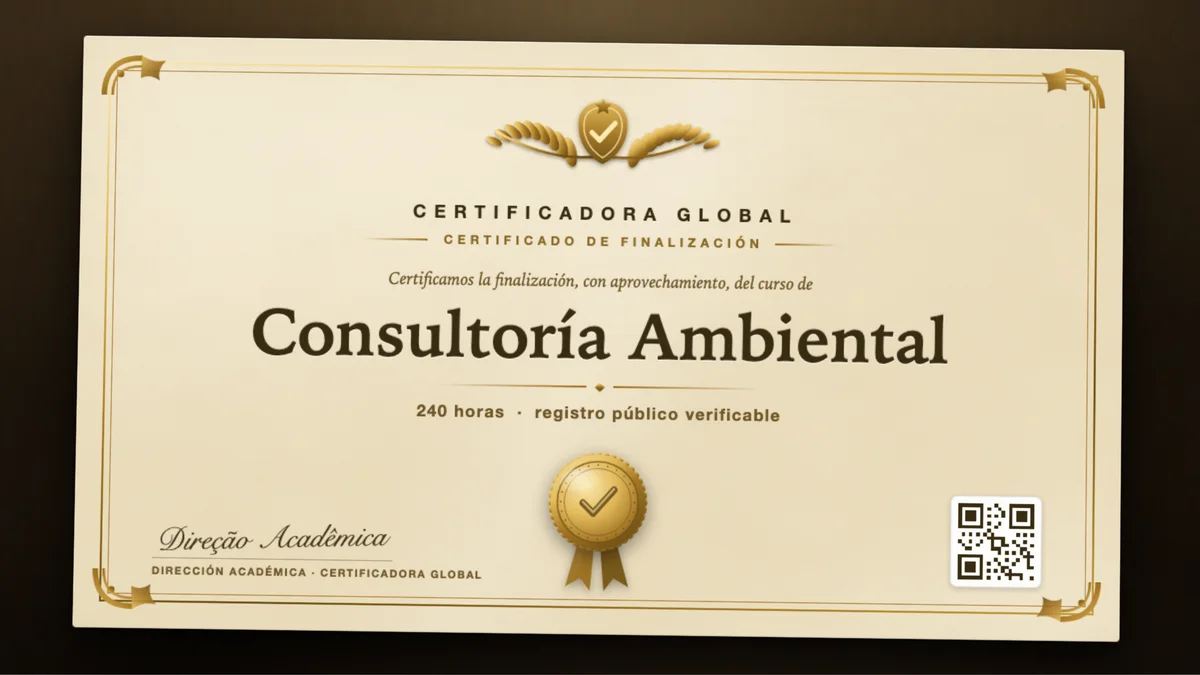 Portada del curso Consultoría Ambiental