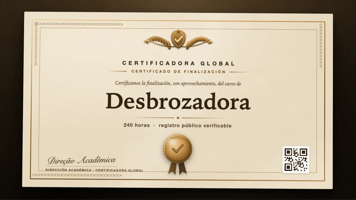 Portada del curso Desbrozadora