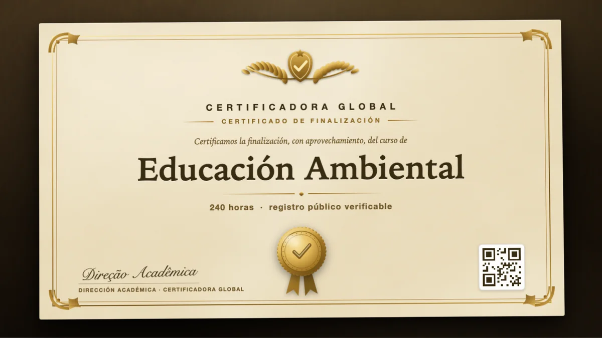 Portada del curso Educación Ambiental