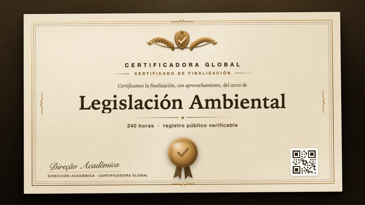 Portada del curso Legislación Ambiental