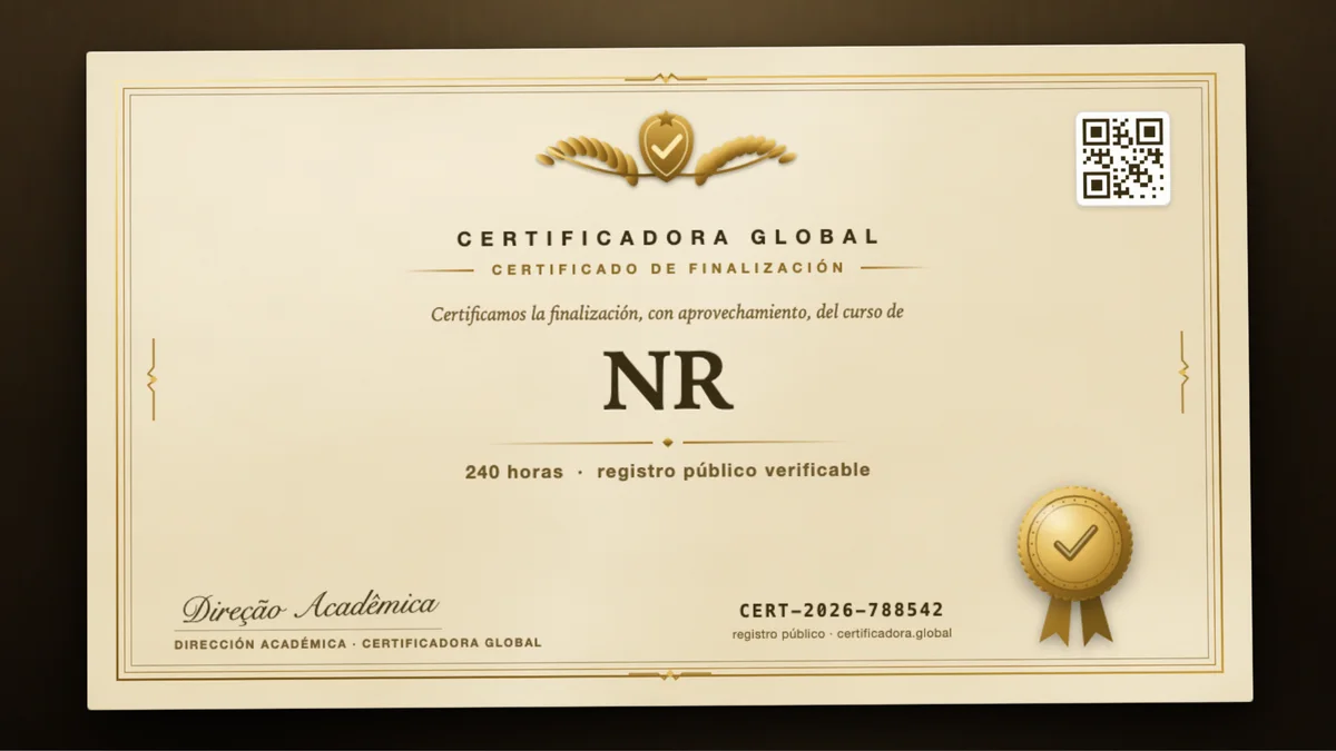 Portada del curso NR