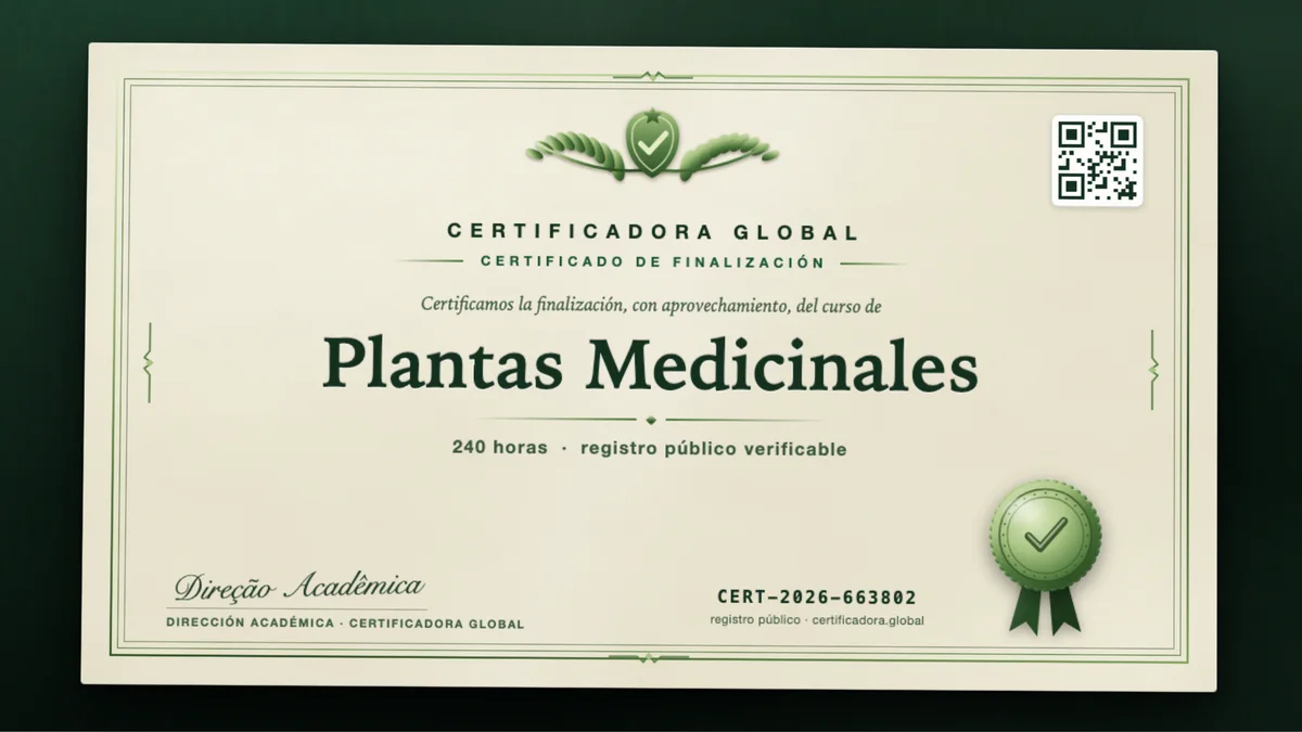 Portada del curso Plantas Medicinales
