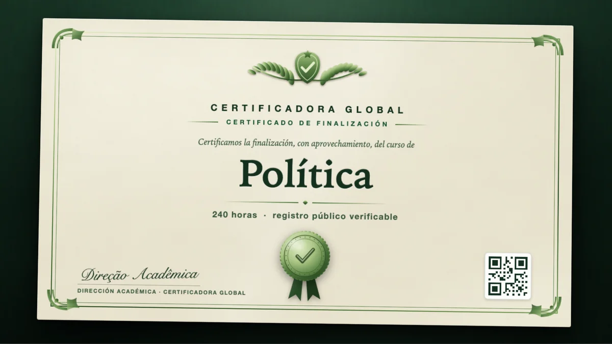 Portada del curso Política