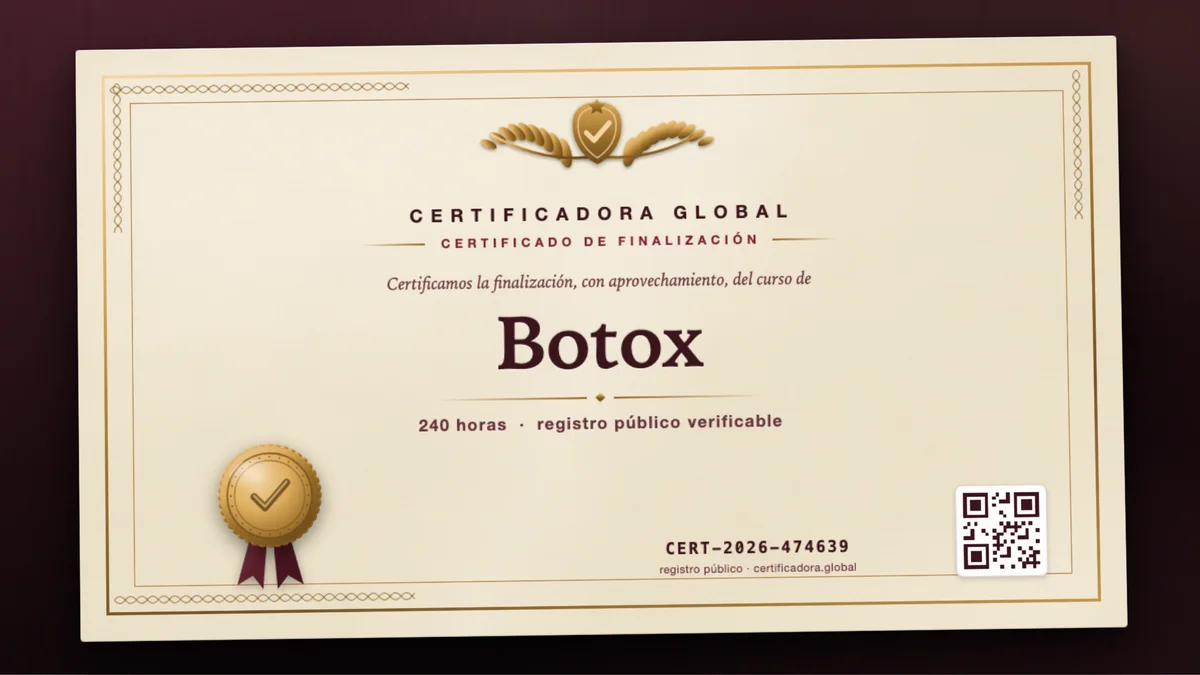 Portada del curso Botox