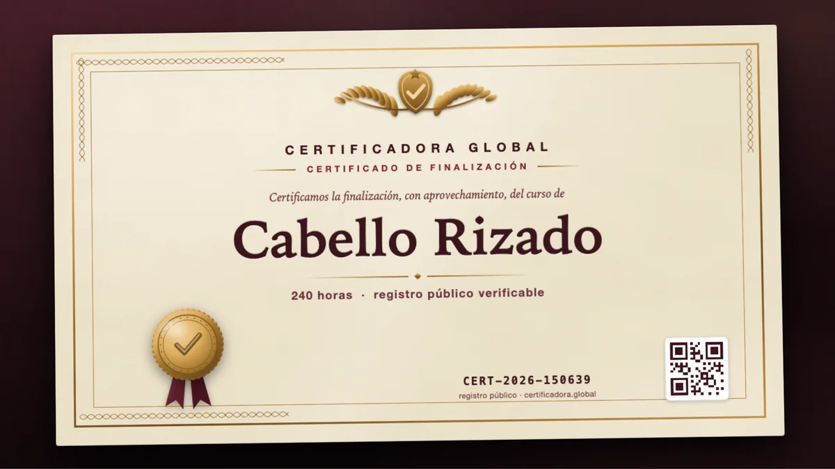 Portada del curso Cabello Rizado