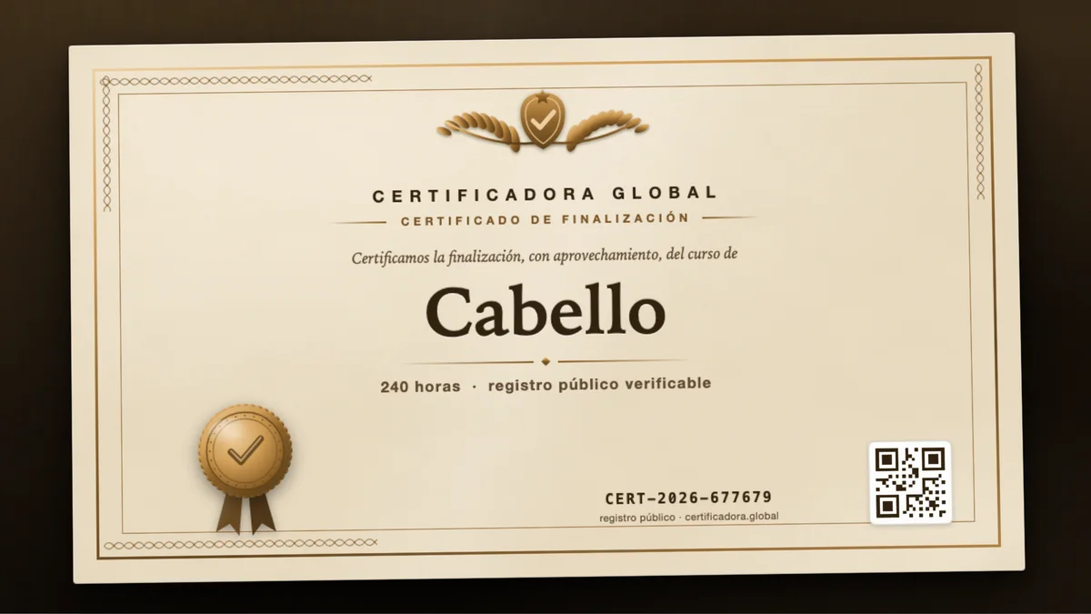 Portada del curso Cabello