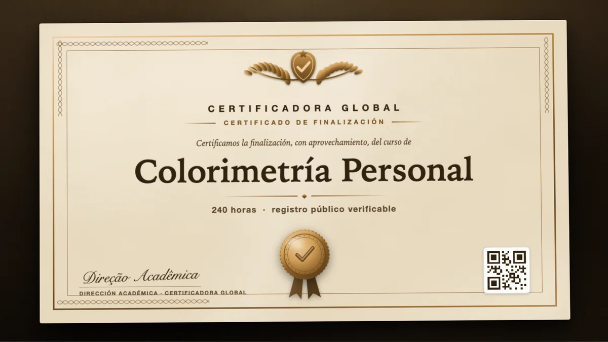 Portada del curso Colorimetría Personal
