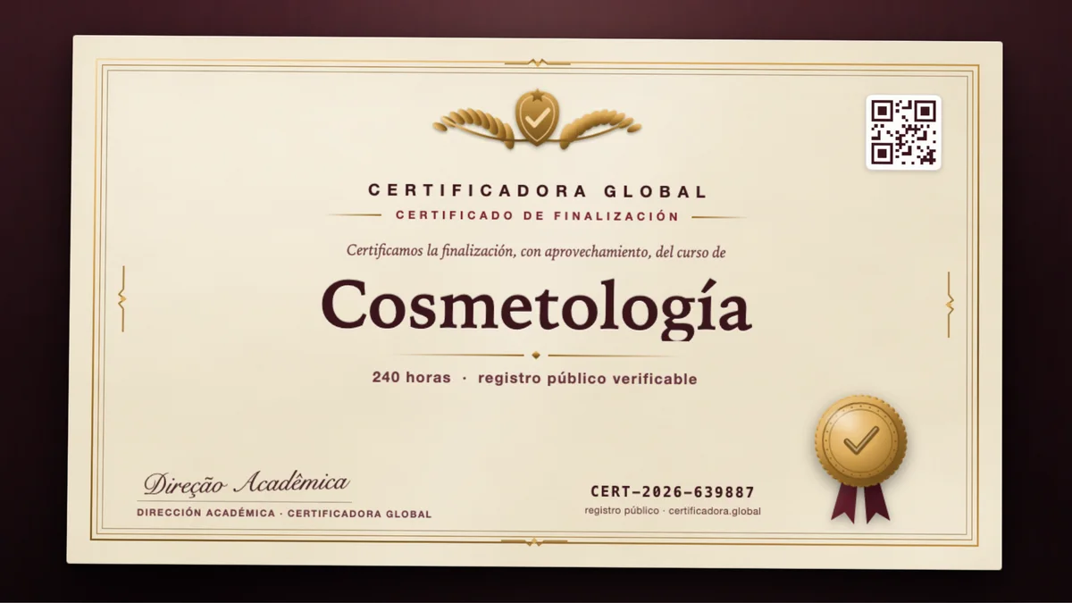 Portada del curso Cosmetología