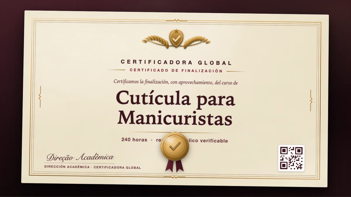 Portada del curso Cutícula para Manicuristas
