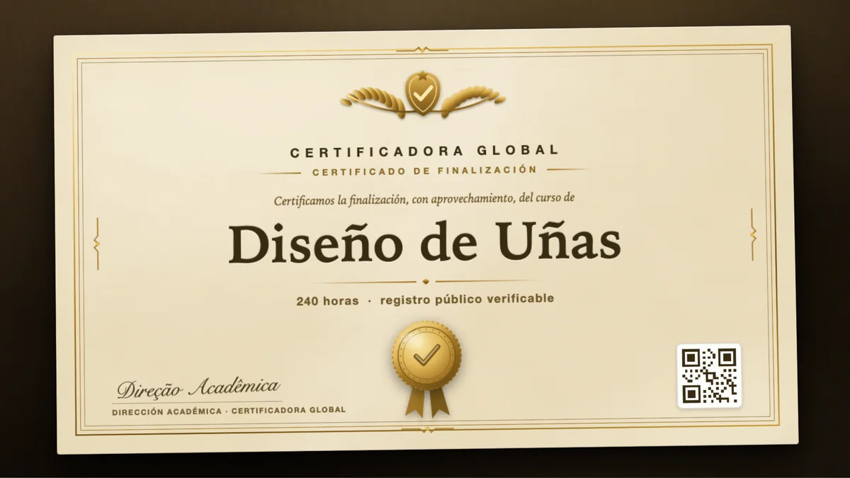 Portada del curso Diseño de Uñas