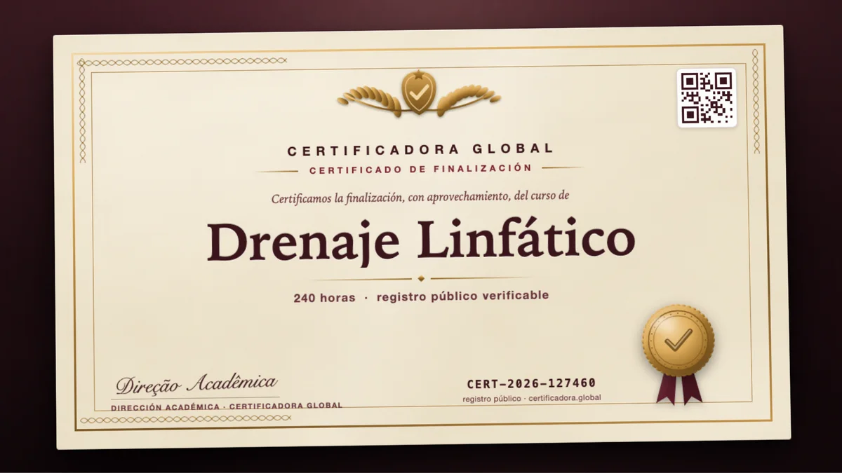 Portada del curso Drenaje Linfático