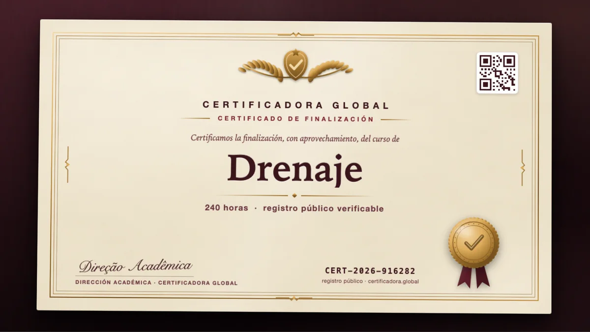 Portada del curso Drenaje
