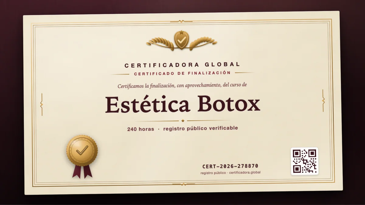 Portada del curso Estética Botox